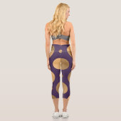 Dots-Muster 15 Capri Leggings (Rückseite)