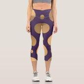 Dots-Muster 15 Capri Leggings (Vorderseite)