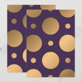 Dots-Muster 15 Dankeskarte (Vorne/Hinten)