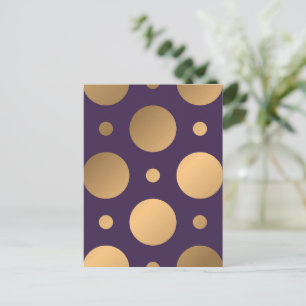 Dots-Muster 15 Feiertagspostkarte