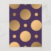 Dots-Muster 15 Feiertagspostkarte (Vorderseite)