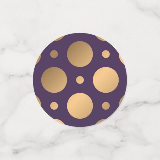 Dots-Muster 15 Konfetti (Klein Vorderseite)