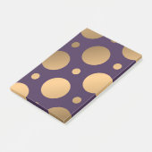 Dots-Muster 15 Post-it Klebezettel (angewinkelt)