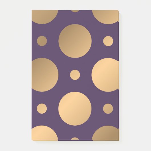 Dots-Muster 15 Post-it Klebezettel (Vorderseite)
