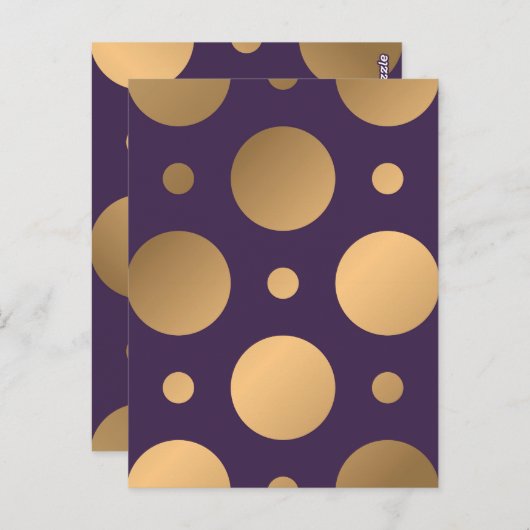 Dots-Muster 15 Postkarte (Vorne/Hinten)