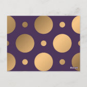 Dots-Muster 15 Postkarte (Rückseite)