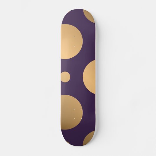 Dots-Muster 15 Skateboard (Vorderseite)