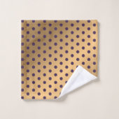 Dots-Muster 16 Badhandtuch Set (Waschlappen)