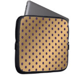 Dots-Muster 16 Laptopschutzhülle (Vorne Rechts)