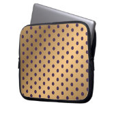 Dots-Muster 16 Laptopschutzhülle (Vorderseite Links)