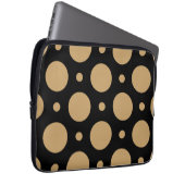 Dots-Muster 17 Laptopschutzhülle (Vorne Rechts)