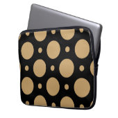 Dots-Muster 17 Laptopschutzhülle (Vorderseite Links)