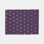 Dots-Muster 18 Fleecedecke (Vorderseite (Horizontal))