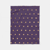 Dots-Muster 18 Fleecedecke (Vorderseite)