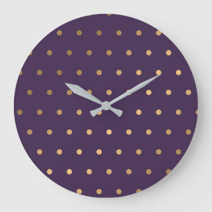 Dots-Muster 18 Große Wanduhr