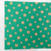 Dots-Muster 2 Dreifach Gefaltete Urlaubskarte (Innen Erste Seite)