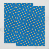 Dots-Muster 4 Dankeskarte (Vorne/Hinten)