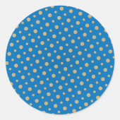 Dots-Muster 4 Runder Aufkleber (Vorderseite)