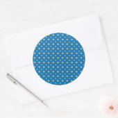 Dots-Muster 4 Runder Aufkleber (Umschlag)