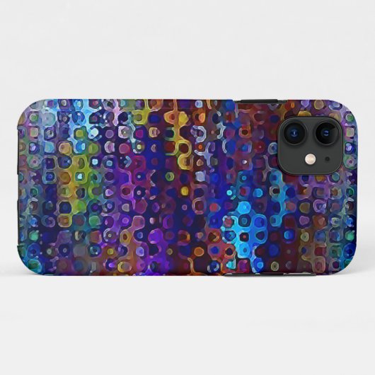 Dots-Muster Case-Mate iPhone Hülle (Rückseite (Horizontal))