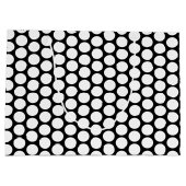 Dots Nice Polka Dots Geschenktasche Große Geschenktüte (Rückseite)