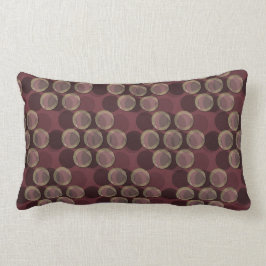 Dots No Com - Merlot (21"x13" Kissen) Lendenkissen