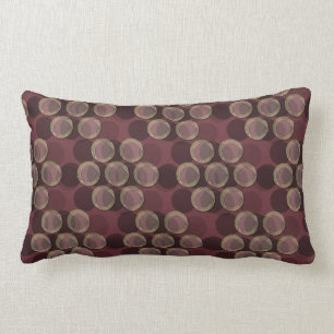 Dots No Com - Merlot (21"x13" Kissen) Lendenkissen