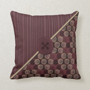 Dots No Com - Merlot Kissen