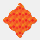 Dots Orange-Take Out Gevor Box Geschenkschachtel (Ungefaltet)