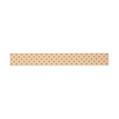Dots Peach Einladungsbanderole (Flach)