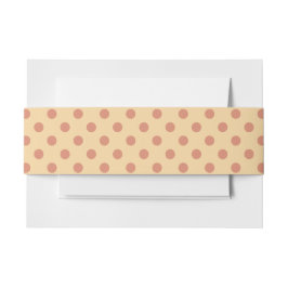 Dots Peach Einladungsbanderole