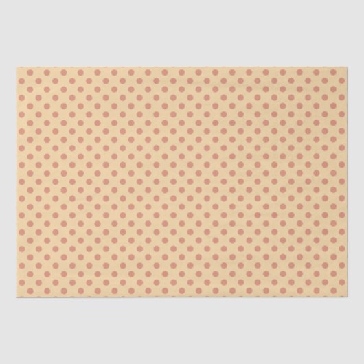 Dots Peach Seidenpapier (Vorderseite)
