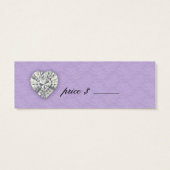 Dots Pearl Lace Jewels Price Tag Lila (Rückseite)