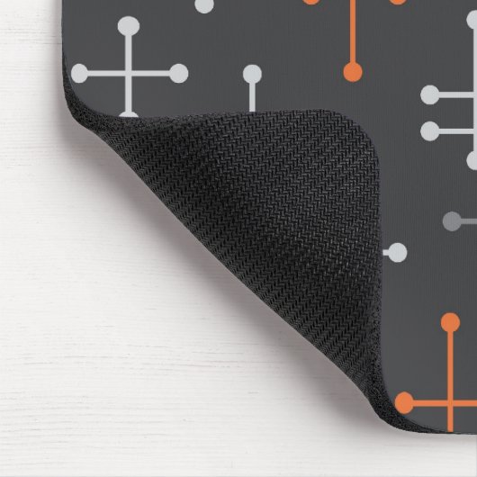 Dots - Retro Modernes Abstraktes Mousepad (Ecke)