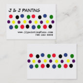 Dots Row Visitenkarte (Vorne/Hinten)