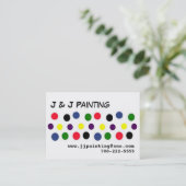 Dots Row Visitenkarte (Stehend Vorderseite)