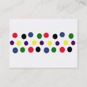 Dots Row Visitenkarte (Rückseite)