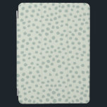 Dots Sage Green iPad Air Hülle<br><div class="desc">Punkte - Seite Grün.</div>