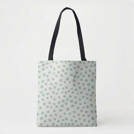 Dots Sage Green Tasche (Vorderseite)