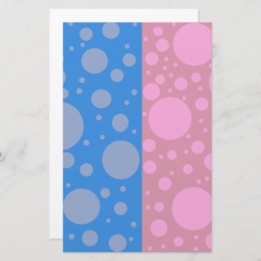 Dots Stationery Briefpapier (Vorne/Hinten)