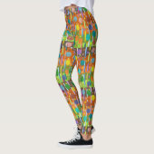 Dots Stripes mehrfarbig Candy Confetti Bright Leggings (Links)