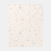 Dots & Triangle Confetti-Muster Fleecedecke (Vorderseite)