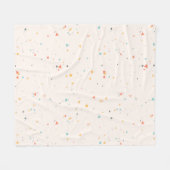 Dots & Triangle Confetti-Muster Fleecedecke (Vorderseite (Horizontal))