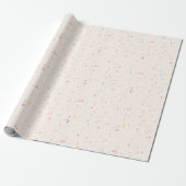 Dots & Triangle Confetti-Muster Geschenkpapier (Ungerollt)