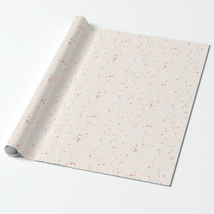 Dots & Triangle Confetti-Muster Geschenkpapier