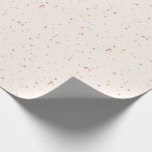Dots & Triangle Confetti-Muster Geschenkpapier (Ecke)