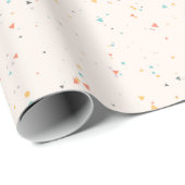 Dots & Triangle Confetti-Muster Geschenkpapier (Rolleneckpunkt)