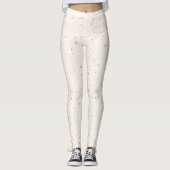 Dots & Triangle Confetti-Muster Leggings (Vorderseite)