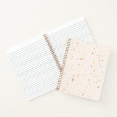 Dots & Triangle Confetti-Muster Notizblock (Innenseite)