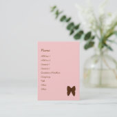 Dots und Streifen Visitenkarte (Stehend Vorderseite)